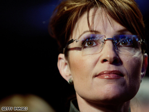 Alaska Gov. Sarah Palin announces she's stepping down this month.