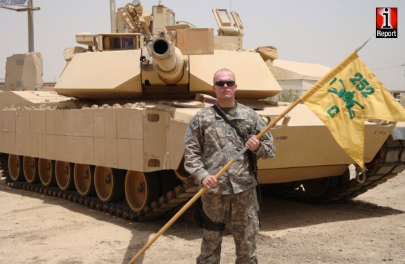 Sgt. Stephen Taylor in Iraq.