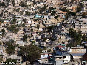 A 2006 picture of poor housing conditions in Port-Au-Prince, Haiti, the poorest country in the western hemisphere.