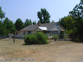 The main farmhouse in Bernice, Louisiana.