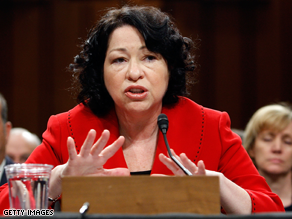Judge Sonia Sotomayor kicked off the second day of her Supreme Court confirmation hearings Tuesday.