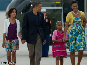The Obamas will head to Martha’s Vineyard next month.