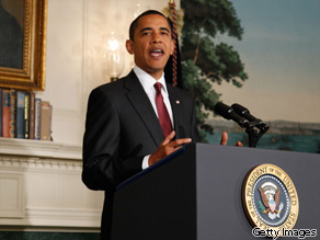 President Barack Obama talks about health care at the White House on July 17, 2009 in Washington, DC.