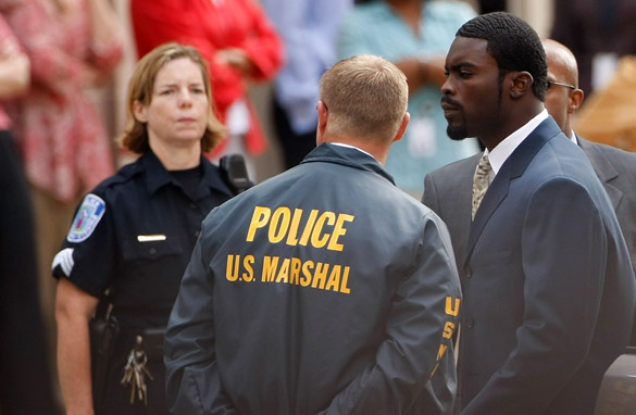 Michael Vick in August 2007.  Getty Images