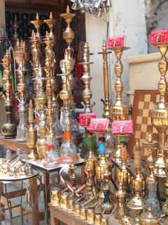 Rym Momtaz/CNN. Shisha on sale. A favorite social pastime in Egypt.