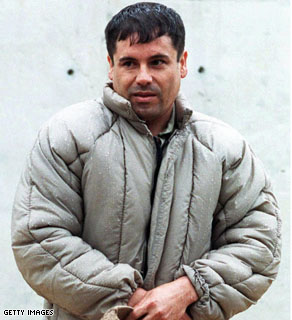 This July 10, 1993 file photo shows Mexican Joaquin Guzman Loera, aka El Chapo, at La Palma prison in Almoloya of Juarez. 