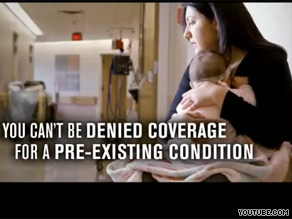 A new $12 million television ad campaign in support members of Congress who back President Obama's approach to health care reform launched Thursday.