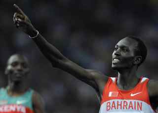 OLIVIER MORIN/AFP/Getty Images. Bahrain's Yusuf Saad Kamel wins the men's 1500m final race of the 2009 IAAF Athletics World Championships on August 19, 2009 in Berlin.