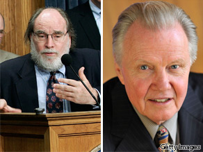 Rep. Neil Abercrombie-D (L) Jon Voight (R)