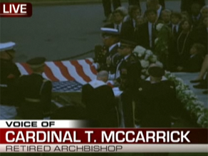The Kennedy family gathered at Arlington National Cemetery.