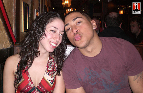 Karina Alvarez and her boyfriend SGT Kenneth Rivera.