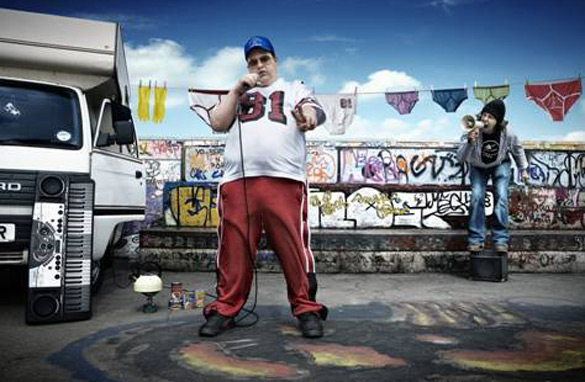 Director Shane Meadows filmed 'Le Donk & Scor-zay-zee' in five days. (PHOTO: Warp X).