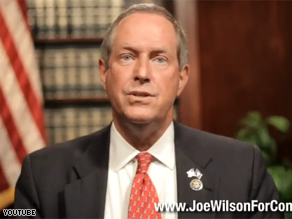 Wilson directly asked in a Web video for campaign cash to fend off attacks from political opponents and said he's standing by his opposition to Democratic efforts at health care reform.