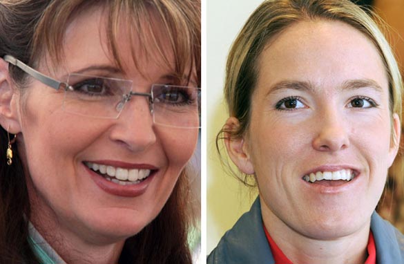 What links Justine Henin to Sarah Palin? (PHOTO: AFP/GETTY IMAGES)