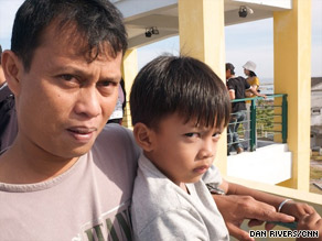Yudi Rinaldi said the drill brought back images of the day he ran for his life as the tsunami surged towards him.