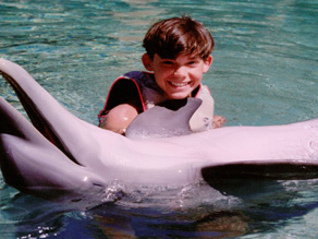 A childhood photograph of Jimmy Ganley.