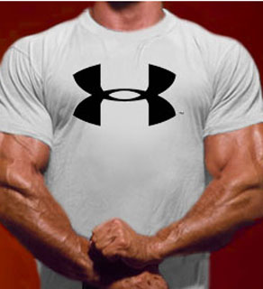 The author, Michael Schulder, in his new workout shirt.