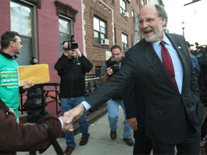 New Jersey Gov. Jon Corzine, a Democrat, lost in a race dominated by local issues.