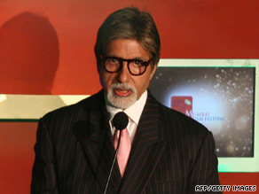 Amitabh Bachchan receives the Lifetime Achievement Award at the 11th Mumbai Film Festival in 2009.