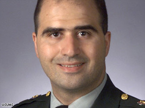 Maj. Nidal Malik Hasan, the suspect in last week's Fort Hood mass shooting.