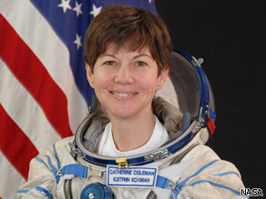 NASA astronaut ''Cady'' Coleman has logged over 500 hours in space.
