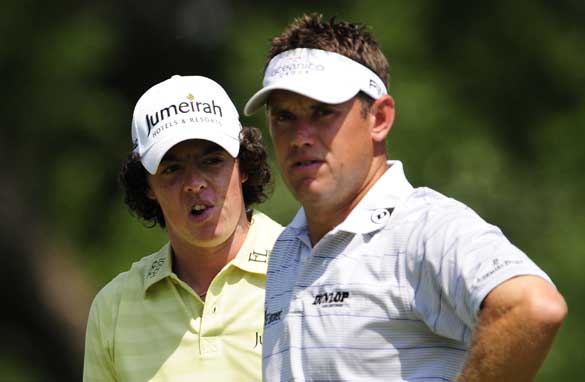 Lee Westwood could overhaul Rory McIlroy in the Race to Dubai standings.