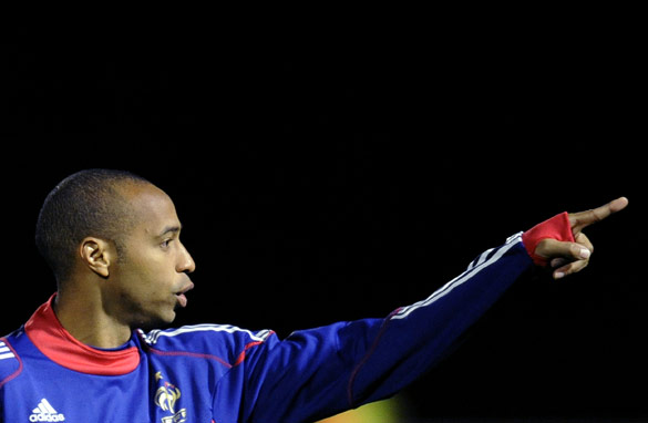 Thierry Henry Crying