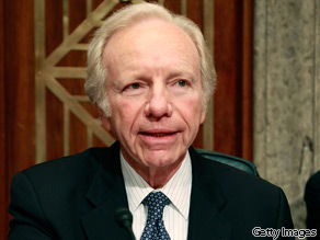 Sen. Joe Lieberman said the public option was not discussed much during the campaign.