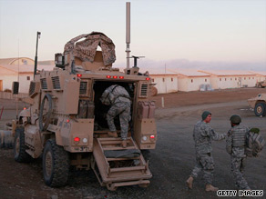 U.S. soldiers go on patrol near Sharan, Afghanistan, last week.