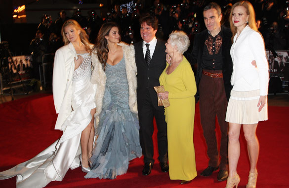 The stellar cast of 'Nine' at the premiere of Rob Marshall's musical. IMAGE: GETTY IMAGES