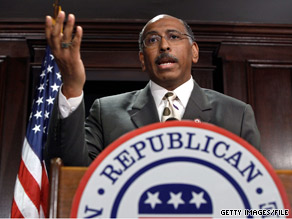 RNC Chairman Michael Steele said Tuesday that disagreements with Democrats over health care reform have 'nothing to do with the historic roots of slavery.'