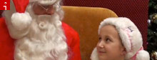 6-year-old grills Santa