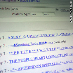 Craigslist censors its adult services section