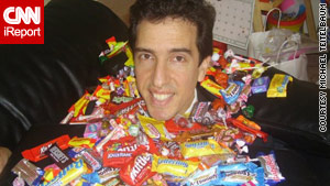 How does a dentist thank the troops? By sending them lots and lots of comforting candy.