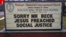 Church leader wants Beck boycott