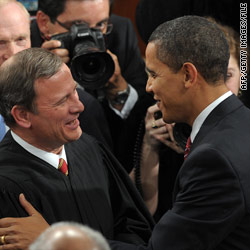 Chief justice calls Obama speech 'troubling'