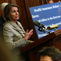 Democrats make big push as health vote nears