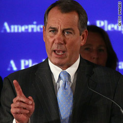 Boehner: Obama health plan on the block after GOP wins