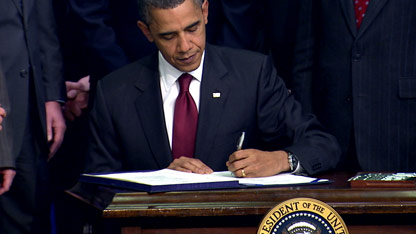 'This is progress' and 'good news,' the president said.