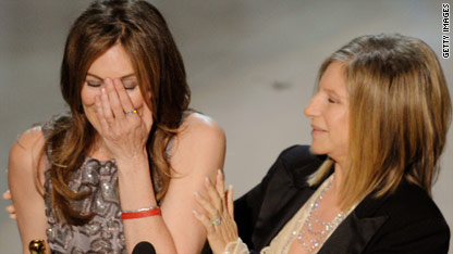 Kathryn Bigelow became the first woman to win Best Director for 'The Hurt Locker'.