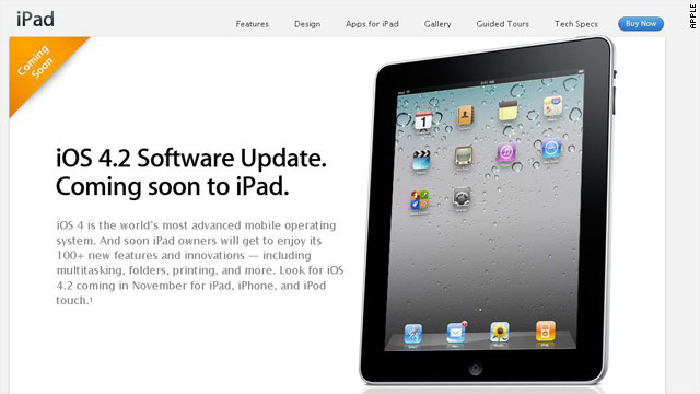 software update ipad