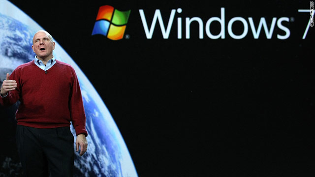Microsoft CEO Steve Ballmer speaks at CES 2010.