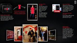 Shoppers can digitally "try on" clothes at Macy's flagship store in New York.