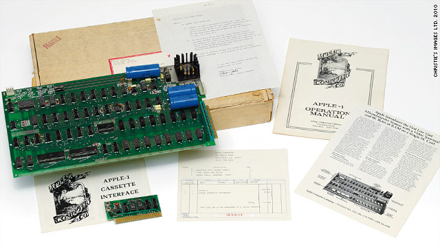 An original Apple-1 computer is going on auction. Estimated price? $161,600 to $242,000.