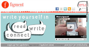 Figment.com will encourage young writers to compose on their cell phones.