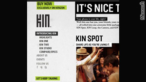 Microsoft's KIIN website still hosts a promotional video and a flashing "Buy Now" message.
