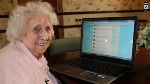 Ivy Bean, 104, lived in northern England and was believed to be the oldest regular user of Twitter.