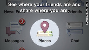 CEO Mark Zuckerberg's Facebook staff announced the Foursquare-like location feature on Wednesday