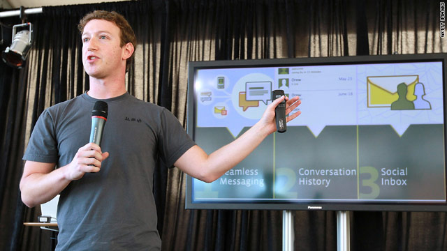 Facebook is overhauling its messaging system, said CEO Mark Zuckerberg at an event Monday.