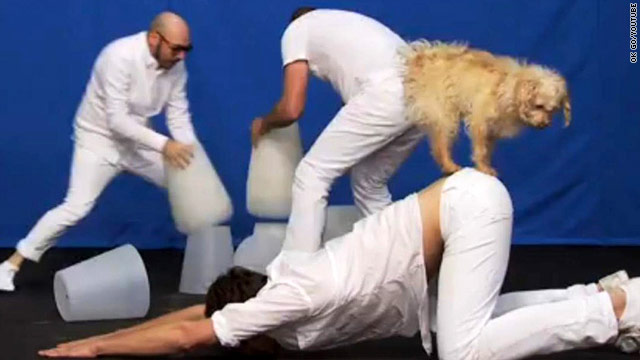OK Go's latest video features a choreographed dance with dogs. More than 6.5 million people have watched it.